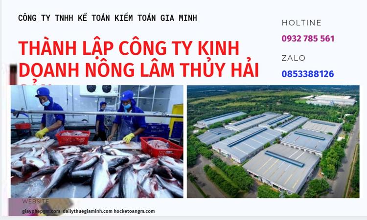 Thành lập công ty kinh doanh nông lâm thủy hải sản tại Huyện Thanh Liêm