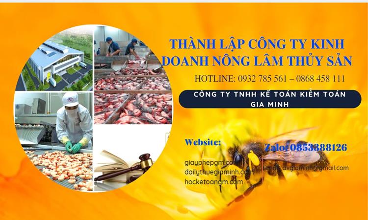 Thành lập công ty kinh doanh nông lâm thủy hải sản tại Huyện Thường Tín