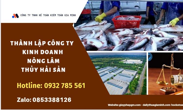 Thành lập công ty kinh doanh nông lâm thủy hải sản tại Huyện Văn Giang