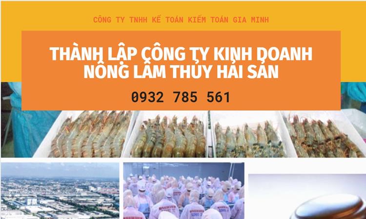 Thành lập công ty kinh doanh nông lâm thủy hải sản tại Phú Quốc