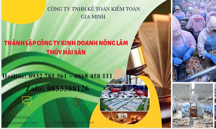 Thành lập công ty kinh doanh nông lâm thủy hải sản tại Quận 2