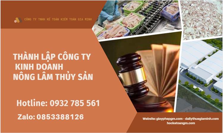 Thành lập công ty kinh doanh nông lâm thủy hải sản tại Quận Ba Đình