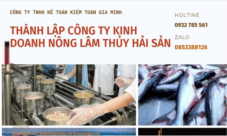 Thành lập công ty kinh doanh nông lâm thủy hải sản tại Quận Bắc Từ Liêm