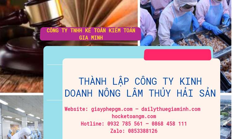 Thành lập công ty kinh doanh nông lâm thủy hải sản tại Quận Bình Thạnh