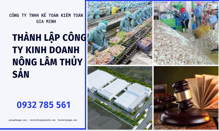 Thành lập công ty kinh doanh nông lâm thủy hải sản tại Quận Hai Bà Trưng
