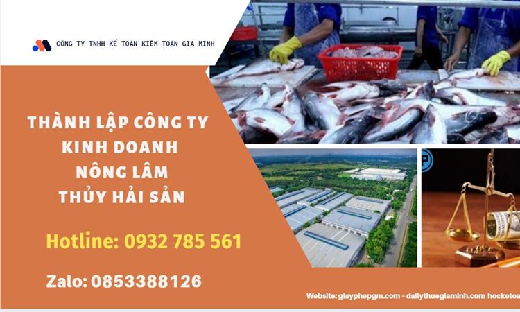 Thành lập công ty kinh doanh nông lâm thủy hải sản tại Quận Hoàng Mai