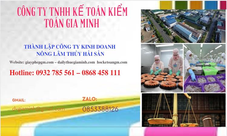 Thành lập công ty kinh doanh nông lâm thủy hải sản tại Quận Thủ Đức