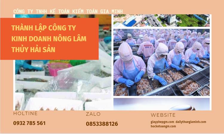 Thành lập công ty kinh doanh nông lâm thủy hải sản tại Quảng Bình