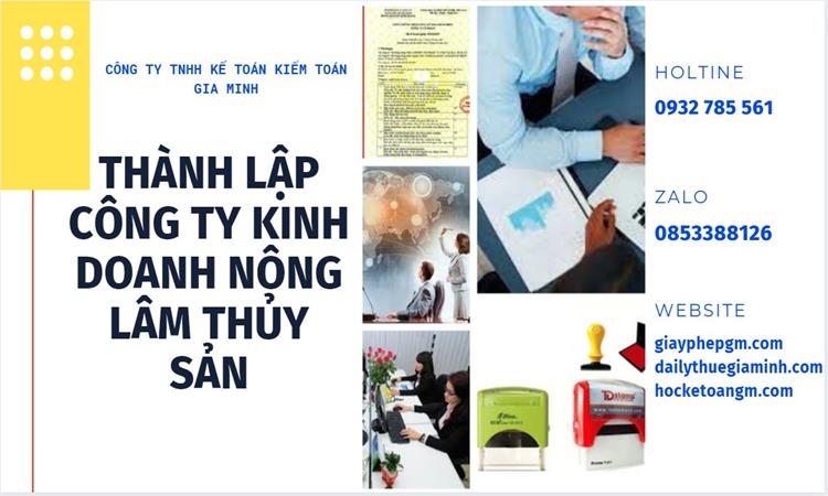 Thành lập công ty kinh doanh nông lâm thủy hải sản tại Thành Phố Đà Nẵng