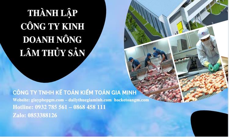 Thành lập công ty kinh doanh nông lâm thủy hải sản tại Thành Phố Hải Phòng
