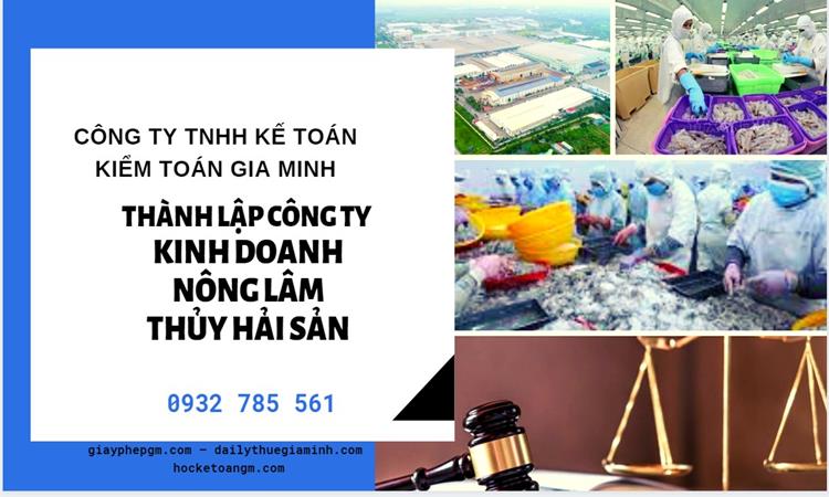 Thành lập công ty kinh doanh nông lâm thủy hải sản tại Thị Xã Sơn Tây