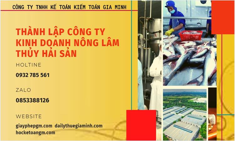 Thành lập công ty kinh doanh nông lâm thủy hải sản tại Quận Hải Châu