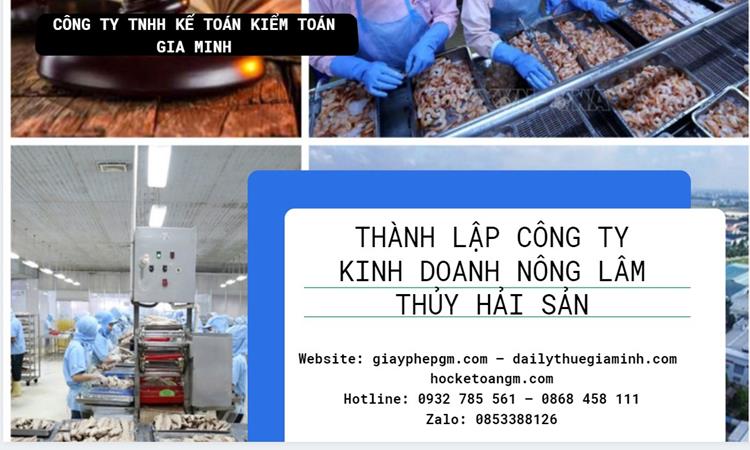 Thành lập công ty kinh doanh nông lâm thủy hải sản tại TP Hưng Yên