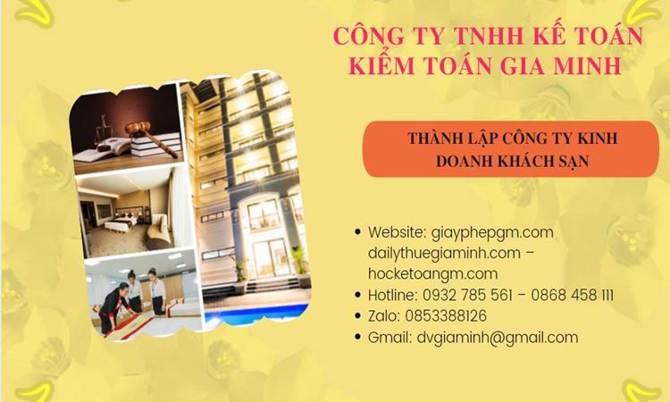 Thành lập công ty kinh doanh khách sạn tại An Giang trọn gói