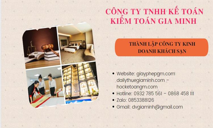 Thành lập công ty khách sạn tại Bắc Giang trọn gói