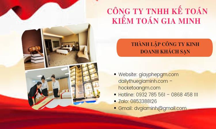 Thành lập công ty khách sạn tại Bắc Ninh trọn gói