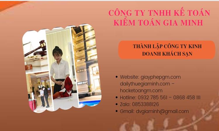 Thành lập công ty khách sạn tại Bình Định trọn gói