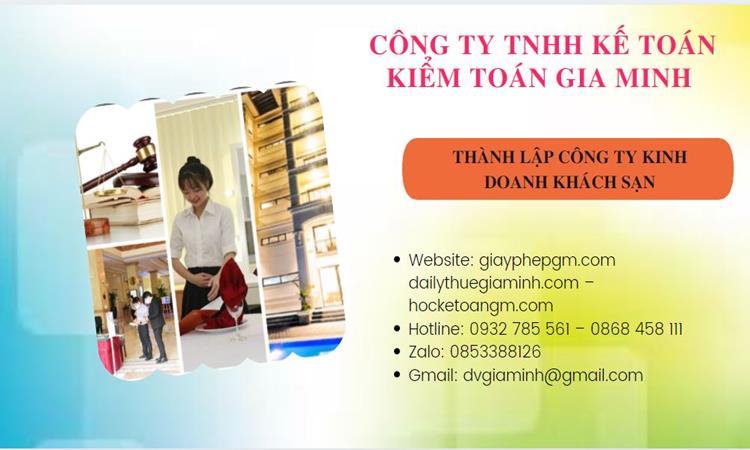 Thành lập công ty khách sạn tại Bình Dương trọn gói