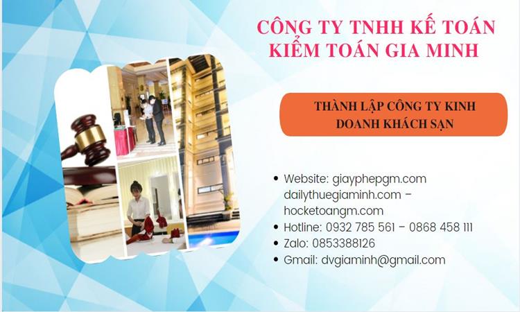 Thành lập công ty khách sạn tại Bình Thuận trọn gói