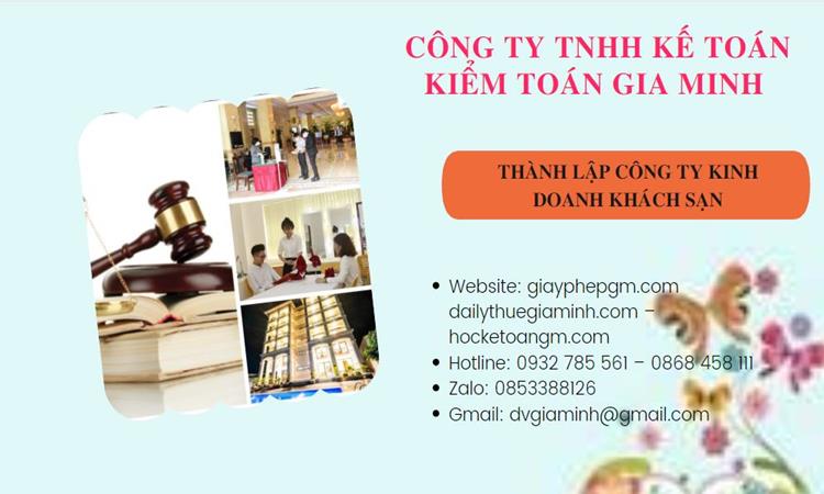 Thành lập công ty khách sạn tại Đồng Nai trọn gói