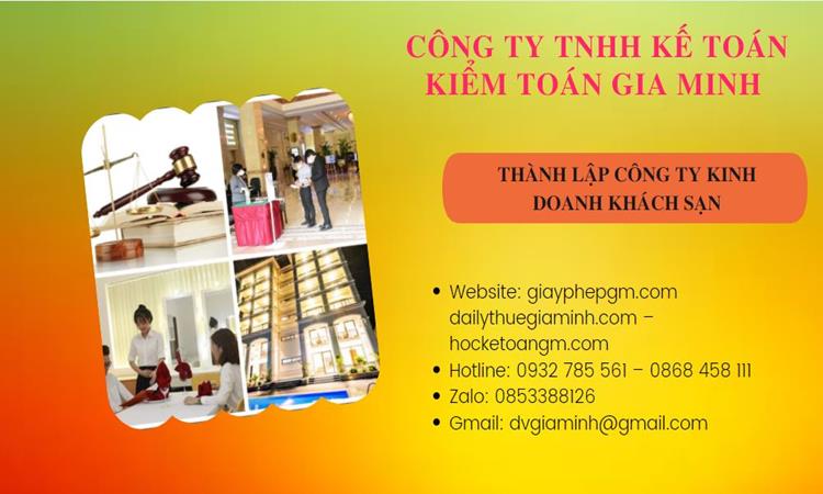 Thành lập công ty khách sạn tại Đồng Tháp trọn gói