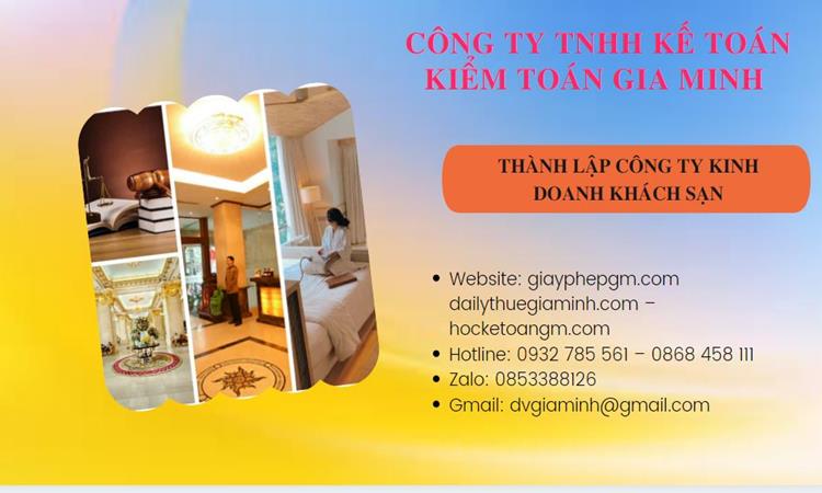 Thành lập công ty khách sạn tại Huế trọn gói