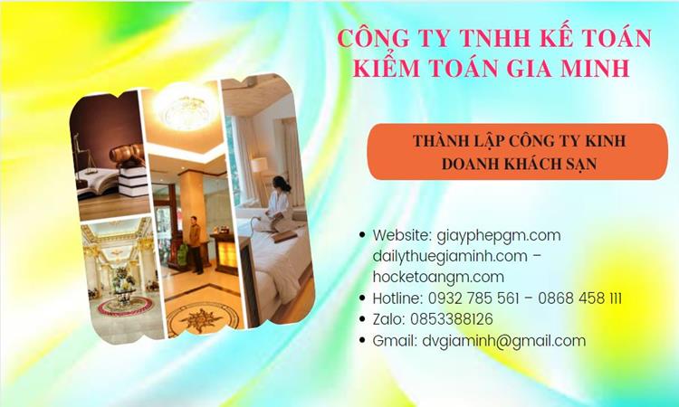 Thành lập công ty khách sạn tại Hưng Yên trọn gói