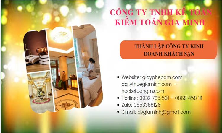 Thành lập công ty khách sạn tại Huyện Ân Thi trọn gói