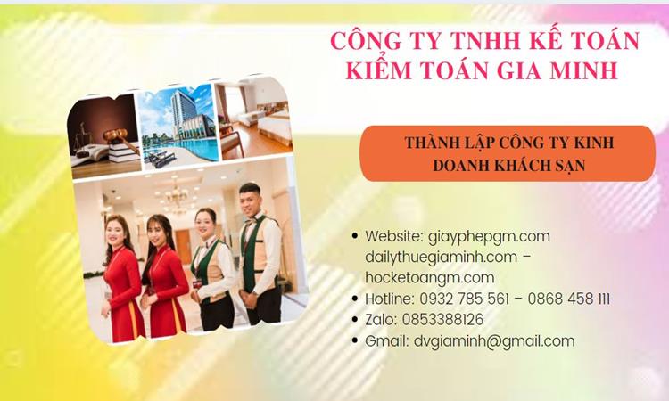 Thành lập công ty khách sạn tại Huyện Bình Lục trọn gói