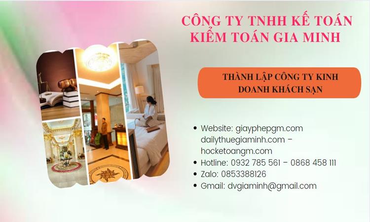 Thành lập công ty khách sạn tại Huyện Cờ Đỏ trọn gói