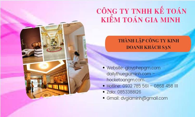 Thành lập công ty khách sạn tại Huyện Củ Chi trọn gói