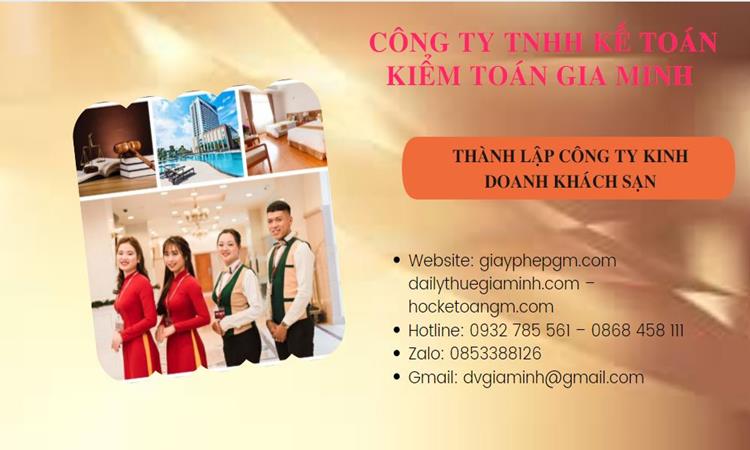 Thành lập công ty khách sạn tại Huyện Đan Phượng trọn gói
