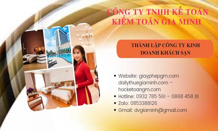 Thành lập công ty khách sạn tại Huyện Hoài Đức trọn gói