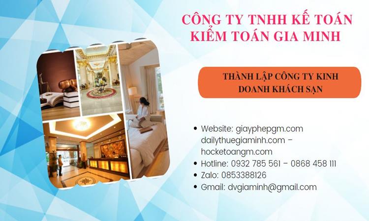Thành lập công ty khách sạn tại Huyện Hóc Môn trọn gói