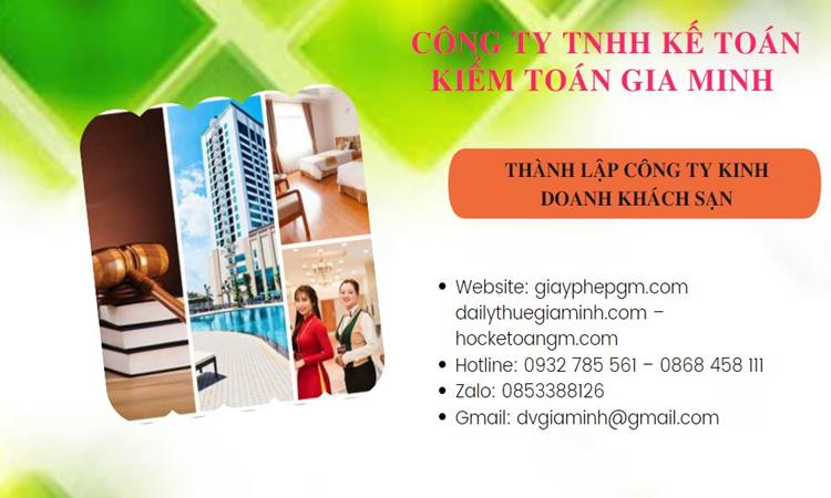 Thành lập công ty khách sạn tại Huyện Kim Bảng trọn gói