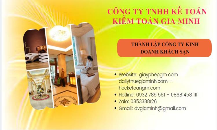 Thành lập công ty khách sạn tại Huyện Kim Động trọn gói