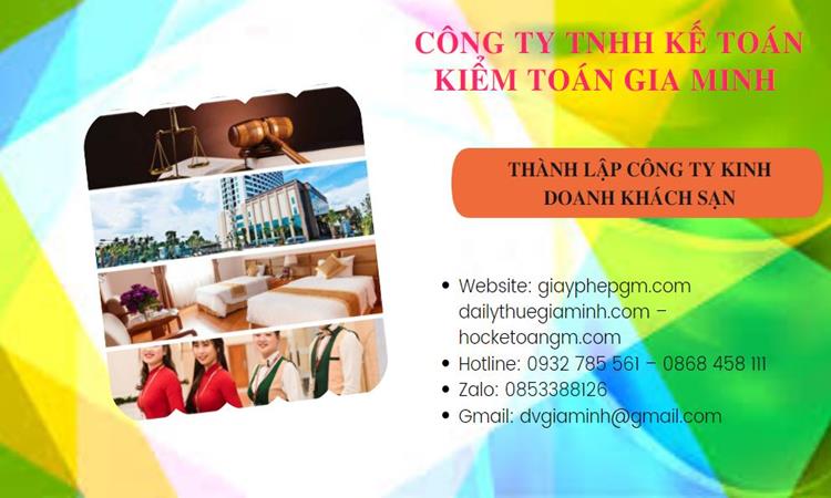 Thành lập công ty khách sạn tại Huyện Lý Nhân trọn gói