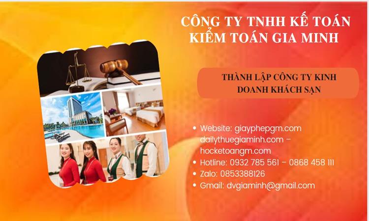 Thành lập công ty khách sạn tại Huyện Phúc Thọ trọn gói