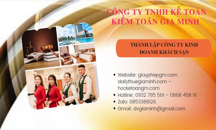 Thành lập công ty khách sạn tại Huyện Sóc Sơn trọn gói