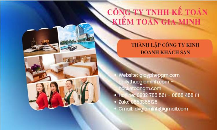 Thành lập công ty khách sạn tại Huyện Thanh Oai trọn gói