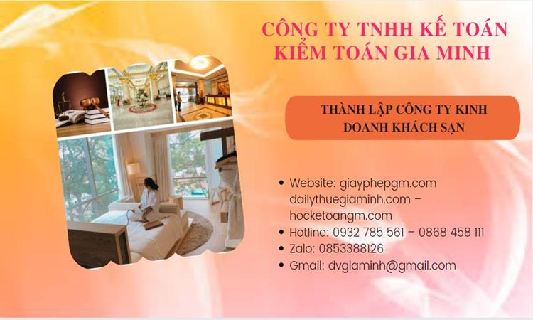 Thành lập doanh nghiệp kinh doanh khách sạn tại Huyện Văn Giang  