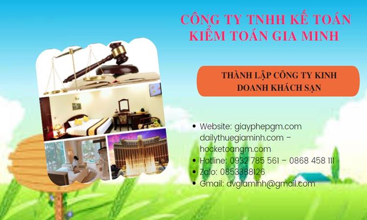 Thành lập công ty khách sạn tại Lâm Đồng trọn gói