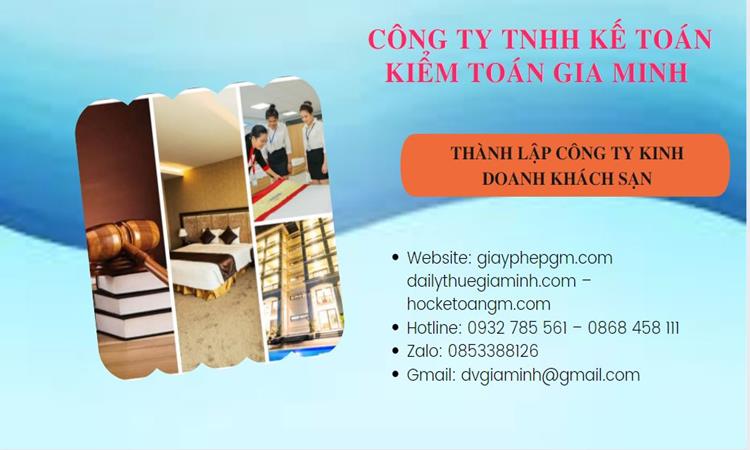 Thành lập công ty khách sạn tại Nghệ An trọn gói