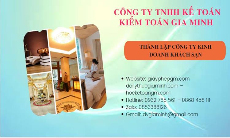 Thành lập công ty khách sạn tại Ninh Bình trọn gói