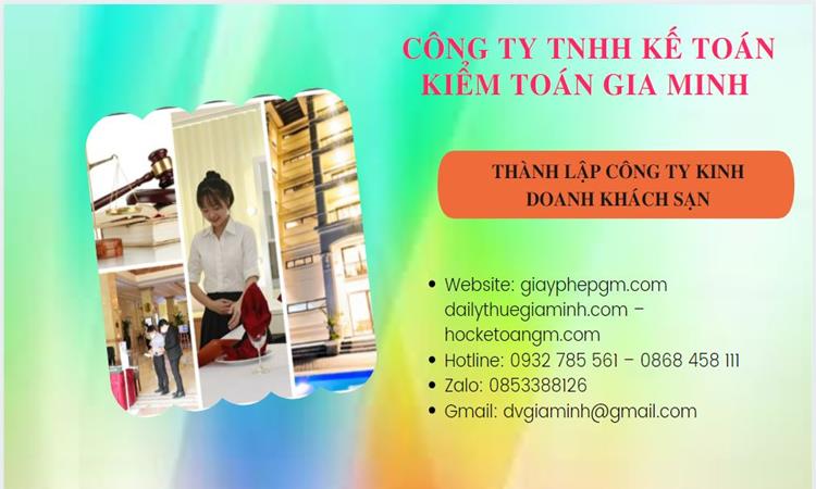 Thành lập công ty khách sạn tại Phú Quốc trọn gói