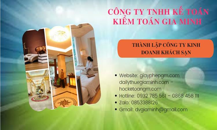 Thành lập công ty khách sạn tại Phú Yên trọn gói