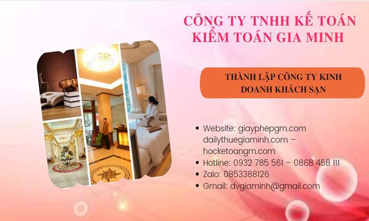Thành lập công ty khách sạn tại Quận 2 trọn gói