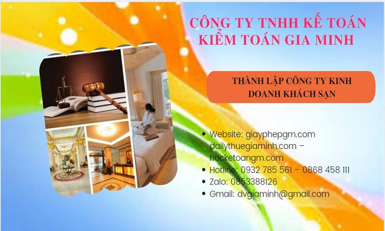 Thành lập công ty khách sạn tại Quận 9 trọn gói