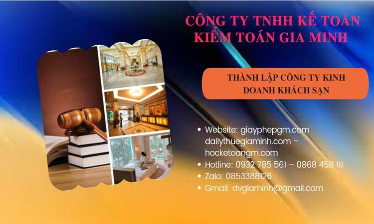 Thành lập công ty khách sạn tại Quận Bình Thạnh trọn gói