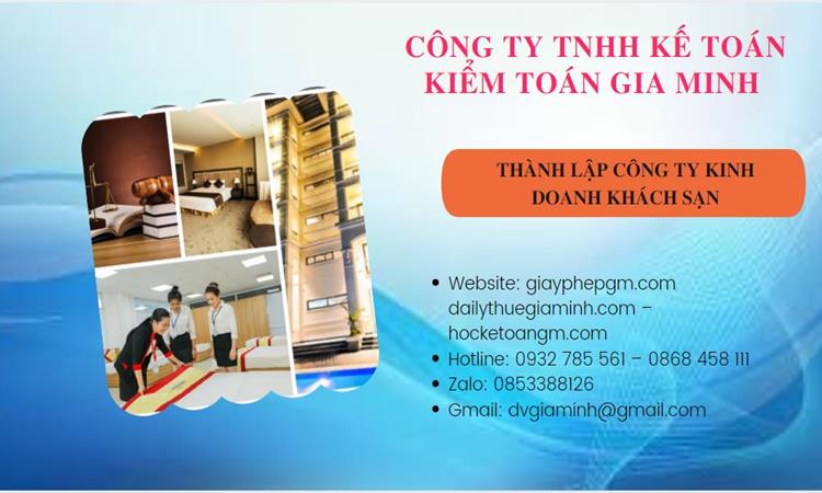 Thành lập công ty khách sạn tại Quận Cầu Giấy trọn gói